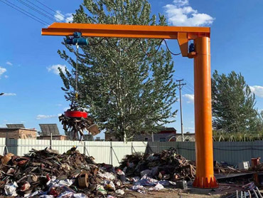 Zračni električni 360 stupnjeva rotirajući Jib kran